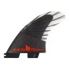 FCS 2 Accelerator PC Carbon Medium Black/Red Tri Retail Fins -Extreme Sport Verkauf fcs 2 accelerator pc carbon medium black red tri retail fins