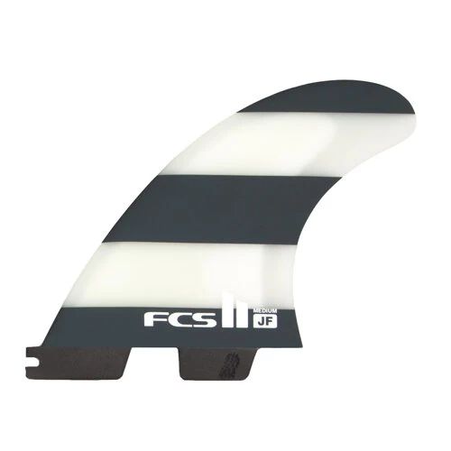 FCS 2 JF PC Large Black/White Tri Retail Fins 3 FCS 2 JF PC Large Black/White Tri Retail Fins