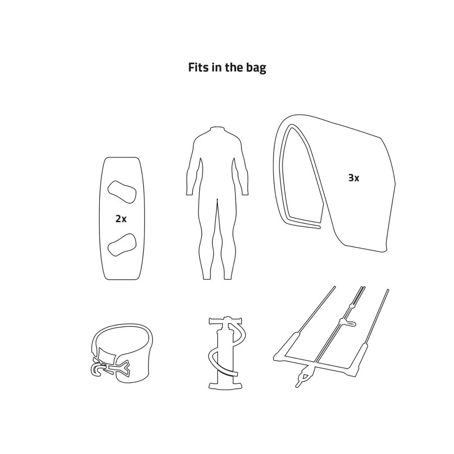 Prolimit Kitesurf Boardbag Golf Stacker Deluxe 4 Prolimit Kitesurf Boardbag Golf Stacker Deluxe – Bild 2