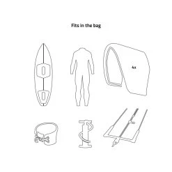 Prolimit Surf/Kitesurf Boardbag Performance Double 2023 -Extreme Sport Verkauf prolimit surf kitesurf boardbag performance double 20234