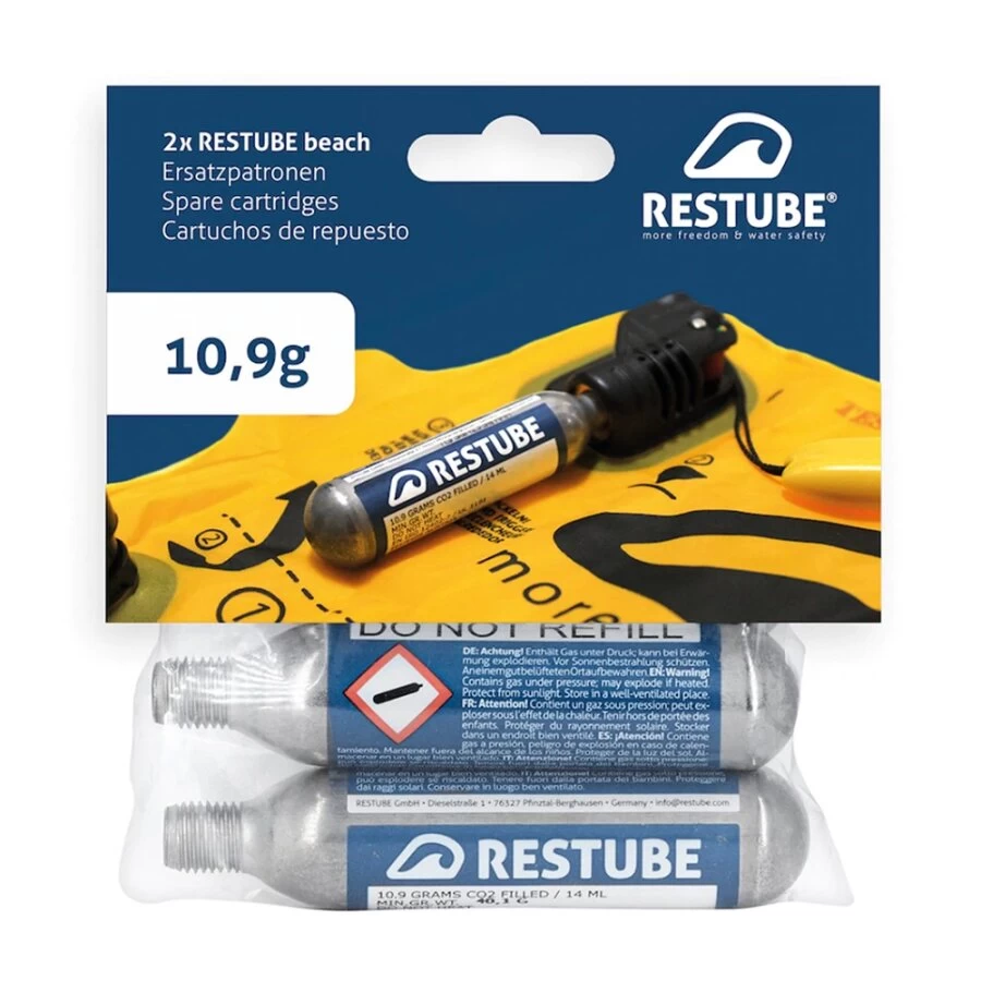 Restube CO2 Cartridges 10,9g 3 Restube CO2 Cartridges 10,9g